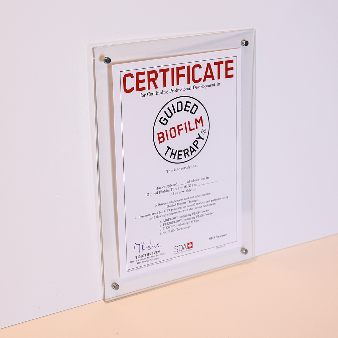 Certificate frame